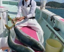 アジ泳がせ